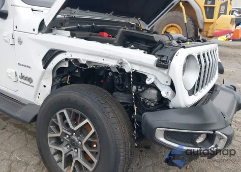 2024 Jeep Wrangler 4-Door Sahara 4X4 from USA, damaged, VIN 1C4PJXEN2RW353438